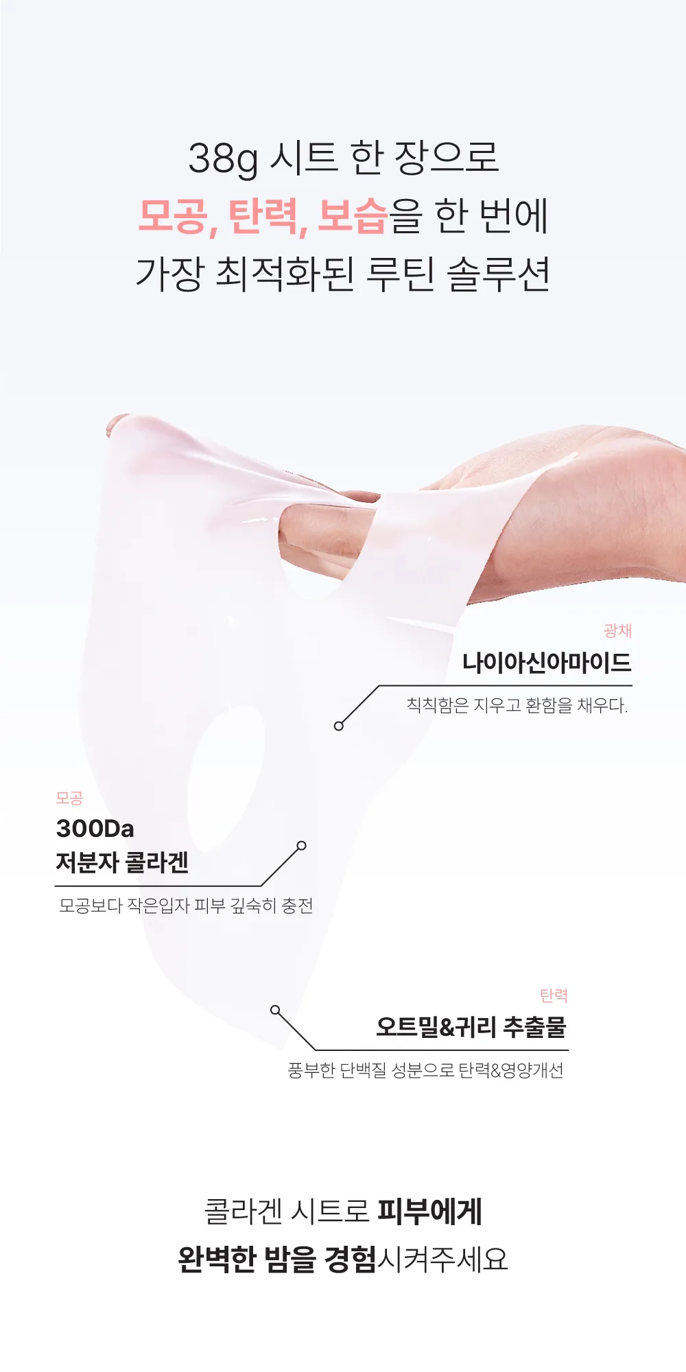 Dr.WIK Deep Collagen Mask (4 Sheets) 38g × 4 — product detail image 5