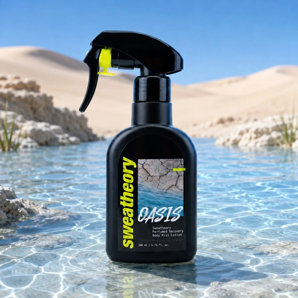 뿌리는 바디로션 퍼퓸 스웻띠어리 리커버리 미스트 OASIS, 200ml